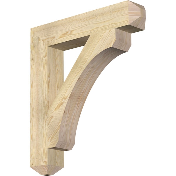 Ekena Millwork Legacy Craftsman Rough Sawn Bracket, Douglas Fir, 6"W x 34"D x 38"H BKT06X34X38LEC04RDF - main